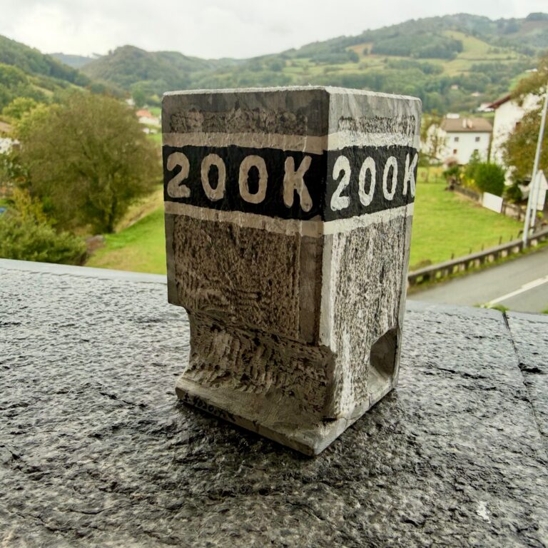 Pieza de artesanía de piedra de Iñaki Gorostidi