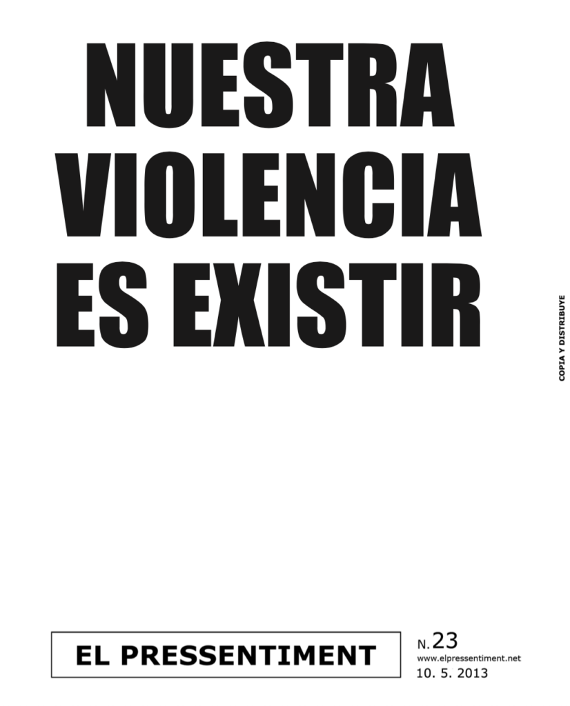 El Pressentiment · hoja 1