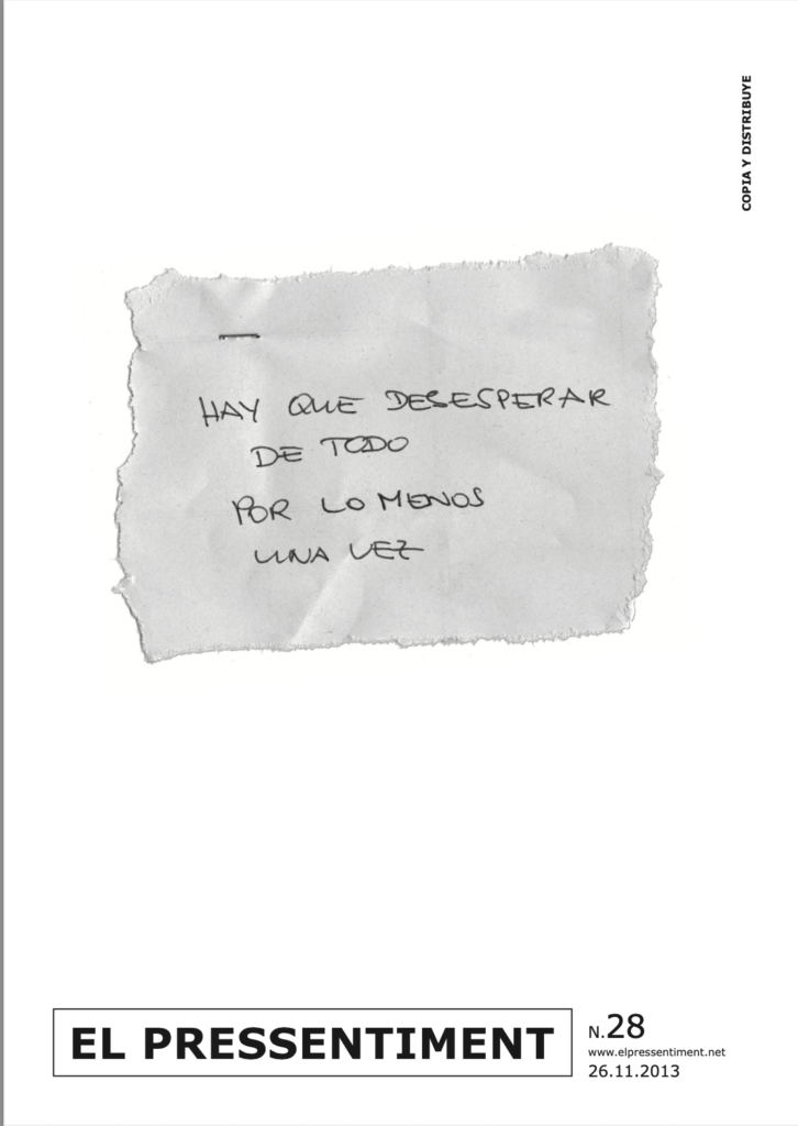 El Pressentiment · hoja 2