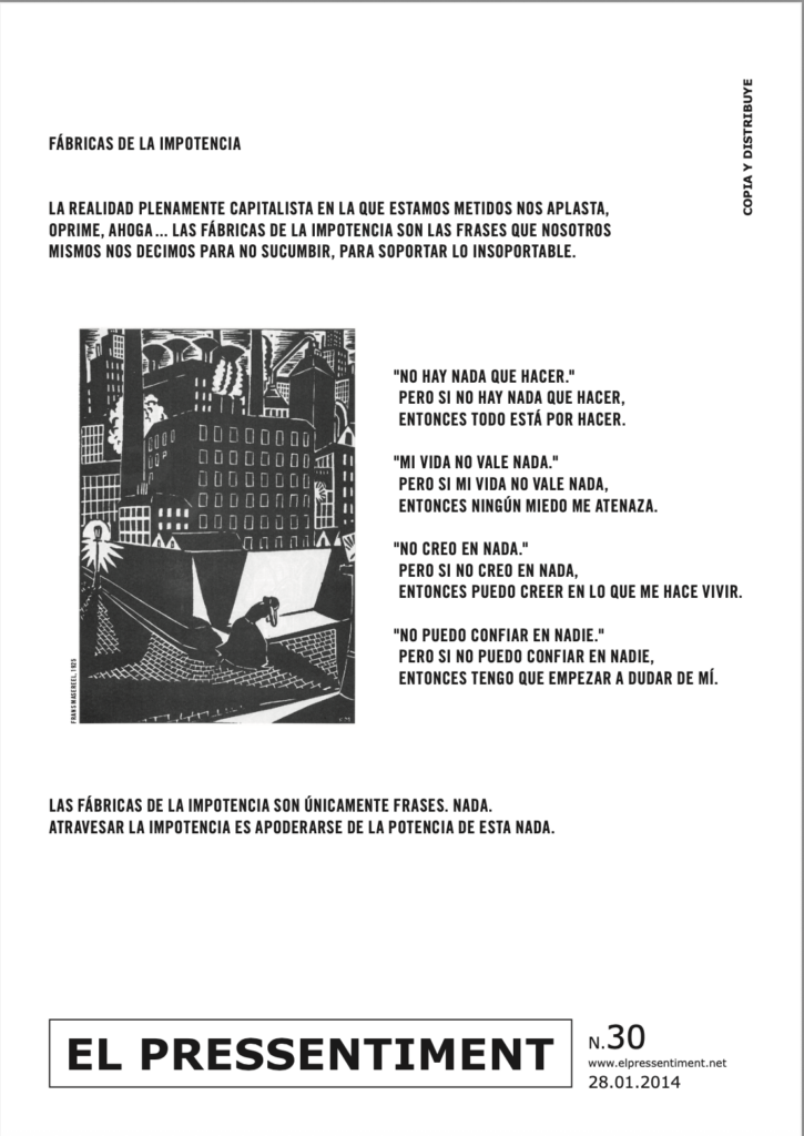 El Pressentiment · hoja 3