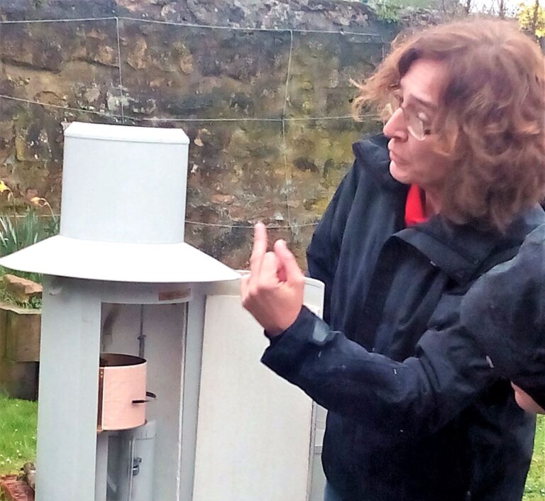 Explicando un instrumento meteorológico