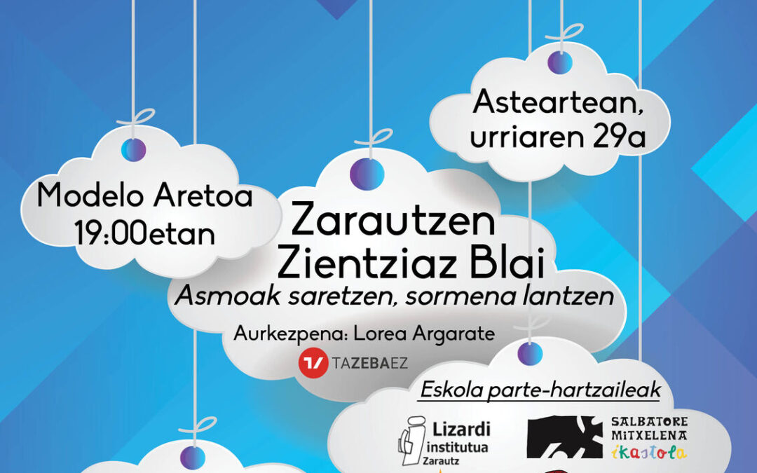 Zarautzen Zientziaz Blai 2019